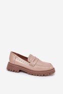 Mokasyny Model Nallae W-28 Beige - Step in style Step in style Mokasyny Model Nallae W-28 Beige - Step in style Step in style