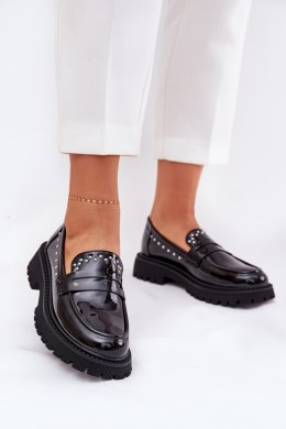 Mokasyny Model Nallae W-28 Black - Step in style Step in style