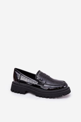 Mokasyny Model Nallae W-28 Black - Step in style Step in style