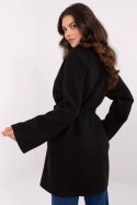 Płaszcz Damski Model TW-PL-BI-28987.85 Black - Och Bella Och Bella Płaszcz Damski Model TW-PL-BI-28987.85 Black - Och Bella Och Bella
