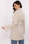 Płaszcz Damski Model TW-PL-BI-28987.85 Light Beige - Och Bella Och Bella Płaszcz Damski Model TW-PL-BI-28987.85 Light Beige - Och Bella Och Bella