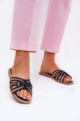 Sandał Klapki Model Acimine 0739-CLA-1 Black - Step in style Step in style