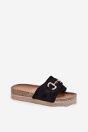 Sandał Klapki Model Morisela M538 Black - Step in style Step in style Sandał Klapki Model Morisela M538 Black - Step in style Step in style