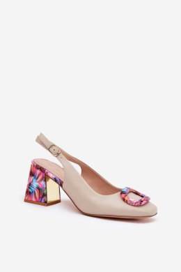 Sandały Model DA CR51-002 Beige - Step in style Step in style