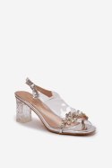 Sandały Model DA MR38-444 Silver - Step in style Step in style Sandały Model DA MR38-444 Silver - Step in style Step in style