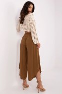 Spodnie Damskie Model TW-SP-BI-81378.24P Light Brown - Och Bella Och Bella Spodnie Damskie Model TW-SP-BI-81378.24P Light Brown - Och Bella Och Bella