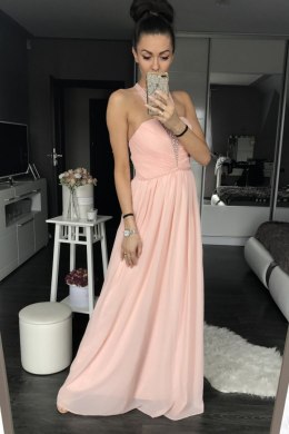 Sukienka Model 17739 Powder Pink - YourNewStyle YourNewStyle