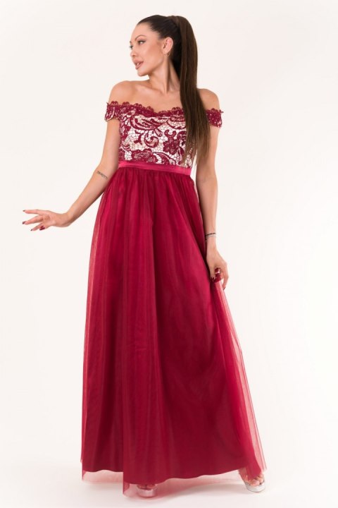 Sukienka Model 18509 Bordo - YourNewStyle YourNewStyle Sukienka Model 18509 Bordo - YourNewStyle YourNewStyle
