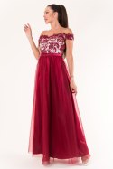 Sukienka Model 18509 Bordo - YourNewStyle YourNewStyle