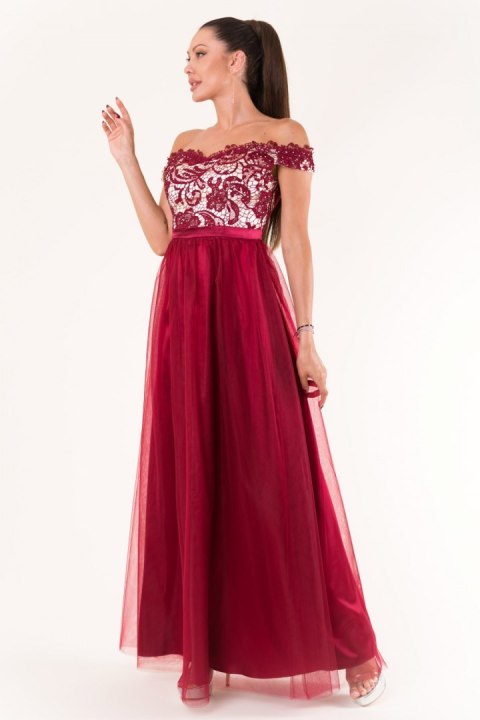 Sukienka Model 18509 Bordo - YourNewStyle YourNewStyle Sukienka Model 18509 Bordo - YourNewStyle YourNewStyle