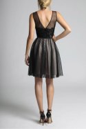 Sukienka Model 18520 Black/Beige - YourNewStyle YourNewStyle Sukienka Model 18520 Black/Beige - YourNewStyle YourNewStyle