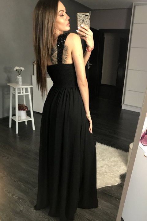 Sukienka Wieczorowa Model 17768 Black - YourNewStyle YourNewStyle Sukienka Wieczorowa Model 17768 Black - YourNewStyle YourNewStyle