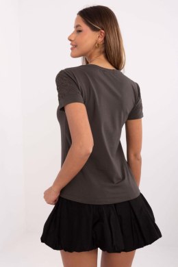 Tshirt Damski Model RV-TS-A518.55 Khaki - Relevance Relevance