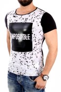 Tshirt Męski Model 17180 Black - YourNewStyle YourNewStyle Tshirt Męski Model 17180 Black - YourNewStyle YourNewStyle