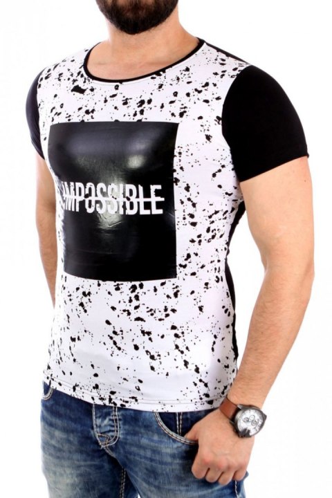 Tshirt Męski Model 17180 Black - YourNewStyle YourNewStyle Tshirt Męski Model 17180 Black - YourNewStyle YourNewStyle
