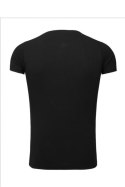 Tshirt Męski Model 17180 Black - YourNewStyle YourNewStyle Tshirt Męski Model 17180 Black - YourNewStyle YourNewStyle