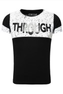 Tshirt Męski Model 17181 Black - YourNewStyle YourNewStyle Tshirt Męski Model 17181 Black - YourNewStyle YourNewStyle