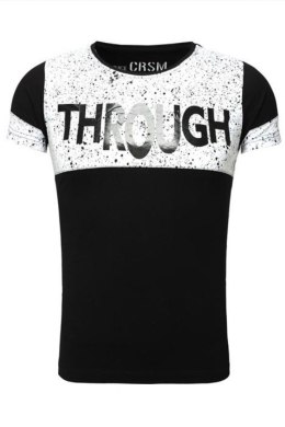 Tshirt Męski Model 17181 Black - YourNewStyle YourNewStyle