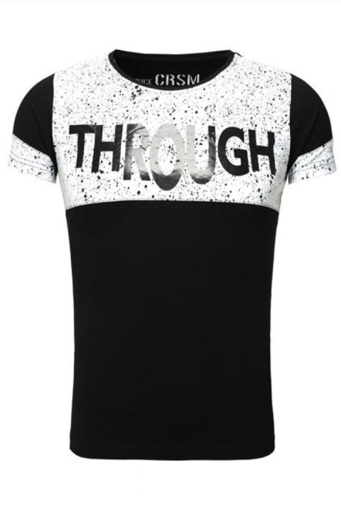 Tshirt Męski Model 17181 Black - YourNewStyle YourNewStyle Tshirt Męski Model 17181 Black - YourNewStyle YourNewStyle