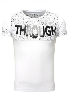 Tshirt Męski Model 17182 White - YourNewStyle YourNewStyle