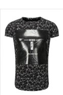 Tshirt Męski Model 17184 Black - YourNewStyle YourNewStyle Tshirt Męski Model 17184 Black - YourNewStyle YourNewStyle