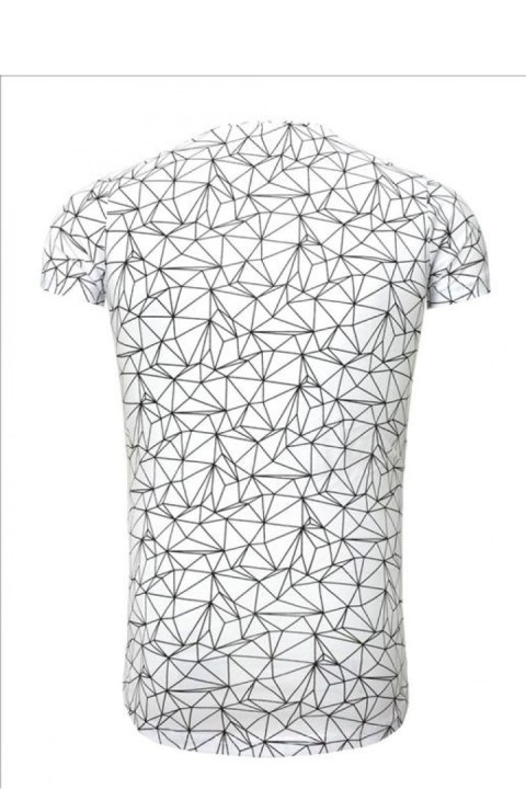 Tshirt Męski Model 17185 White - YourNewStyle YourNewStyle Tshirt Męski Model 17185 White - YourNewStyle YourNewStyle