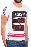 Tshirt Męski Model 17187 White - YourNewStyle YourNewStyle
