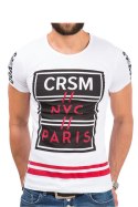 Tshirt Męski Model 17187 White - YourNewStyle YourNewStyle