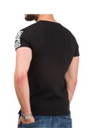 Tshirt Męski Model 17188 Black - YourNewStyle YourNewStyle
