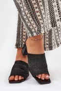 Sandał Klapki Model Ciariloria FY35-6 Black - Step in style Step in style
