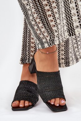 Sandał Klapki Model Ciariloria FY35-6 Black - Step in style Step in style