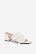 Sandał Klapki Model Ciariloria FY35-6 White - Step in style Step in style Sandał Klapki Model Ciariloria FY35-6 White - Step in style Step in style