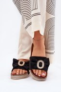 Sandał Klapki Model Lenela M535 Black - Step in style Step in style
