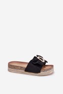 Sandał Klapki Model Lenela M535 Black - Step in style Step in style