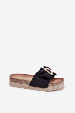 Sandał Klapki Model Lenela M535 Black - Step in style Step in style