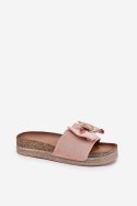Sandał Klapki Model Lenela M535 Pink - Step in style Step in style