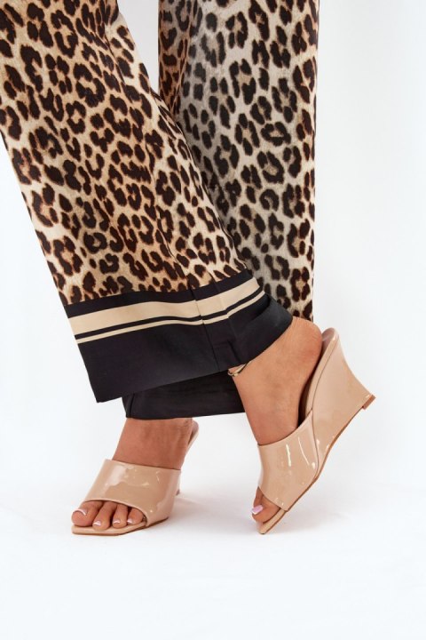 Sandał Klapki Model Nelithin BD121 Nude - Step in style Step in style Sandał Klapki Model Nelithin BD121 Nude - Step in style Step in style
