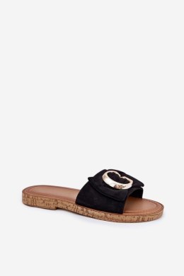Sandał Klapki Model Nellodra M578 Black - Step in style Step in style