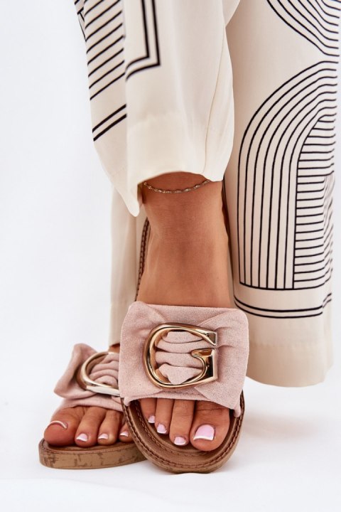 Sandał Klapki Model Nellodra M578 Pink - Step in style Step in style Sandał Klapki Model Nellodra M578 Pink - Step in style Step in style