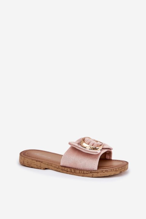 Sandał Klapki Model Nellodra M578 Pink - Step in style Step in style Sandał Klapki Model Nellodra M578 Pink - Step in style Step in style