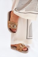 Sandał Klapki Model Rilirea M339 Camel - Step in style Step in style Sandał Klapki Model Rilirea M339 Camel - Step in style Step in style