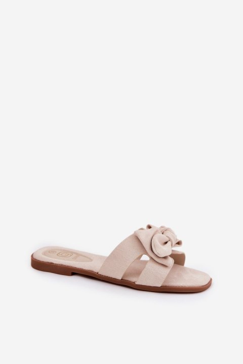 Sandał Klapki Model Tobin LX9614 Beige - Step in style Step in style Sandał Klapki Model Tobin LX9614 Beige - Step in style Step in style