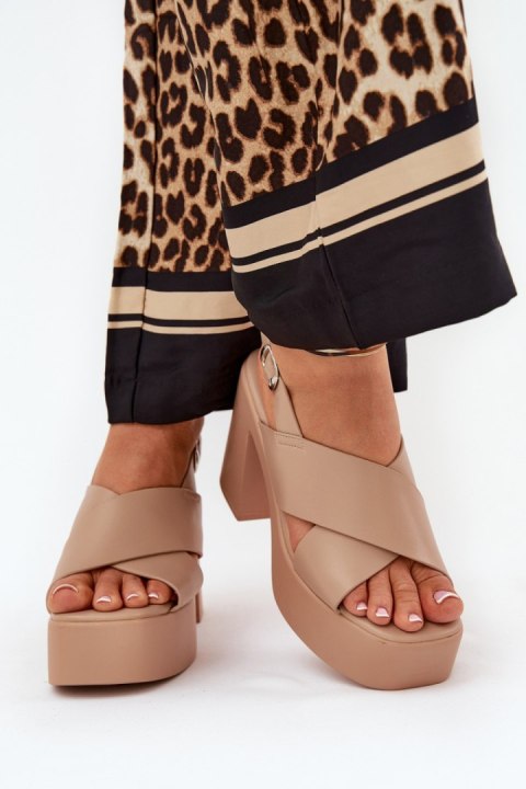 Sandały Model Annavin 218-3 Khaki - Step in style Step in style Sandały Model Annavin 218-3 Khaki - Step in style Step in style