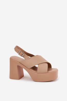 Sandały Model Annavin 218-3 Khaki - Step in style Step in style
