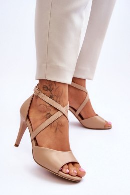 Sandały Model Loressa SK431 Dark Beige - Step in style Step in style