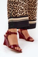 Sandały Model Vliraya BD120 Bordo - Step in style Step in style Sandały Model Vliraya BD120 Bordo - Step in style Step in style