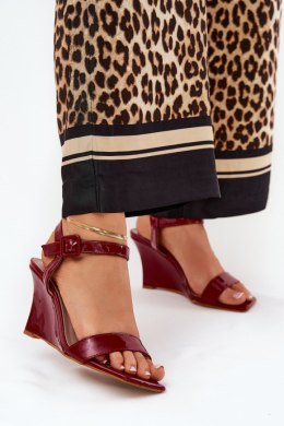 Sandały Model Vliraya BD120 Bordo - Step in style Step in style