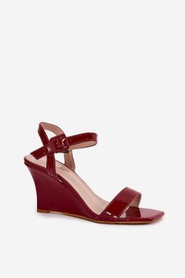 Sandały Model Vliraya BD120 Bordo - Step in style Step in style