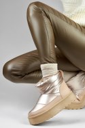 Śniegowce Model J2-38-BR Beige/Gold/Pink - PRIMO PRIMO Śniegowce Model J2-38-BR Beige/Gold/Pink - PRIMO PRIMO