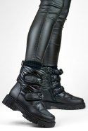 Śniegowce Model Laila JH-1B Black - PRIMO PRIMO Śniegowce Model Laila JH-1B Black - PRIMO PRIMO